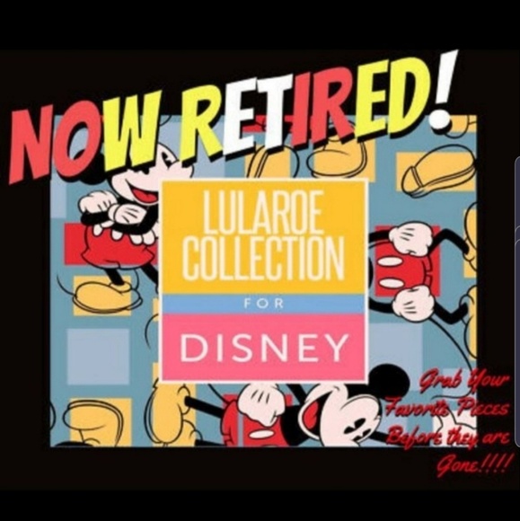 NWT TC2 DISNEY LULAROE LEGGINGS MICKEY AND MINNIE - Picture 5 of 5